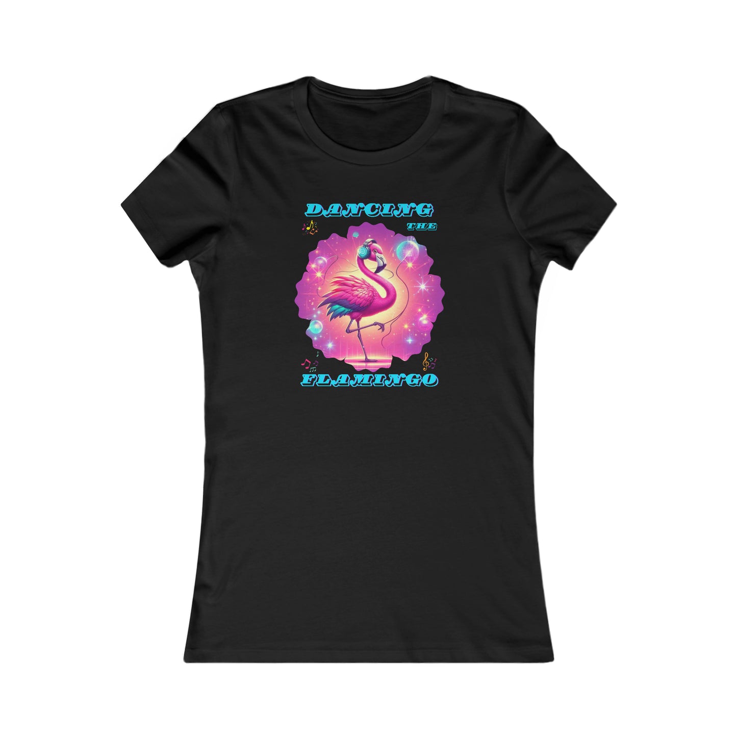 Women's Favorite Tee - Dancing the Flamingo