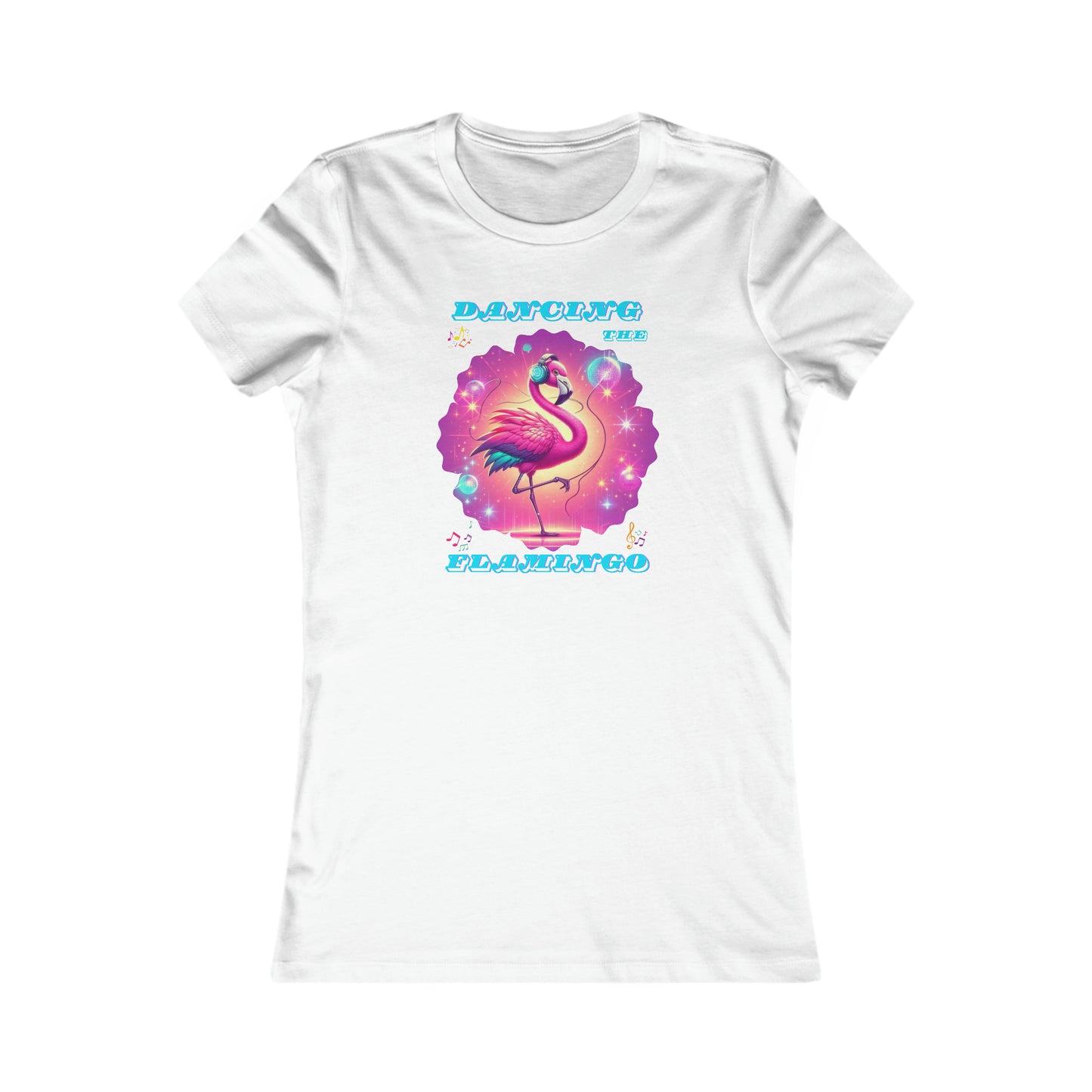 Women's Favorite Tee - Dancing the Flamingo