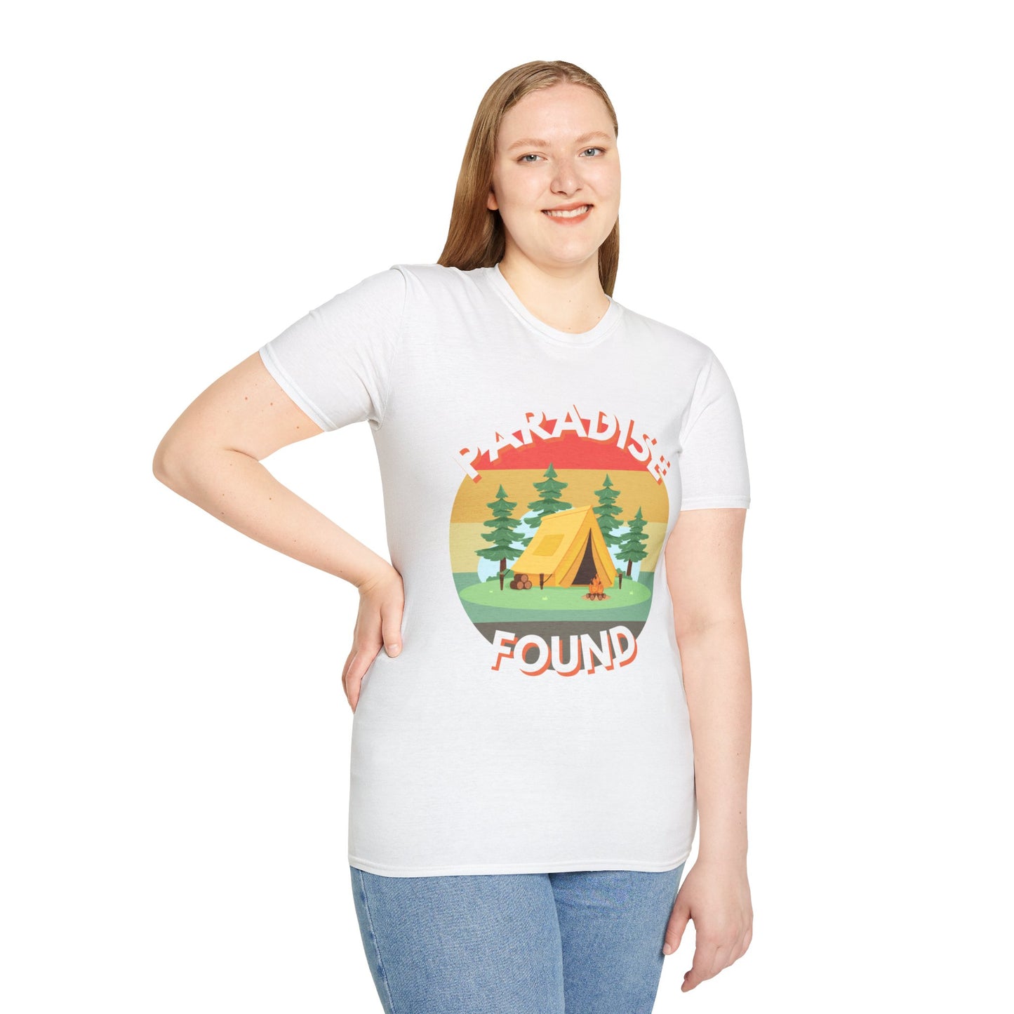 "Paradise Found" Unisex Softstyle T-Shirt