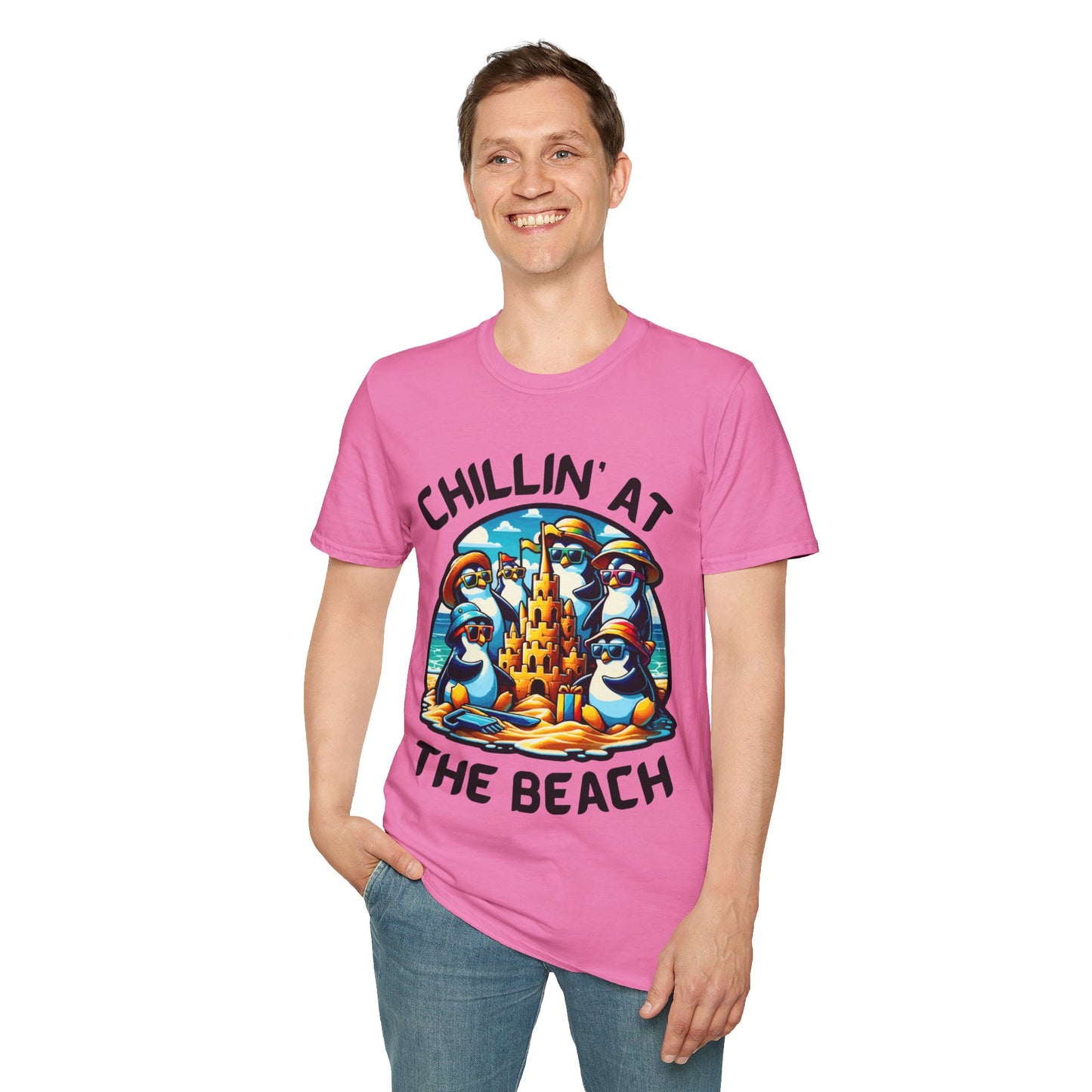 "Chillin' at the Beach" Unisex Softstyle T-Shirt