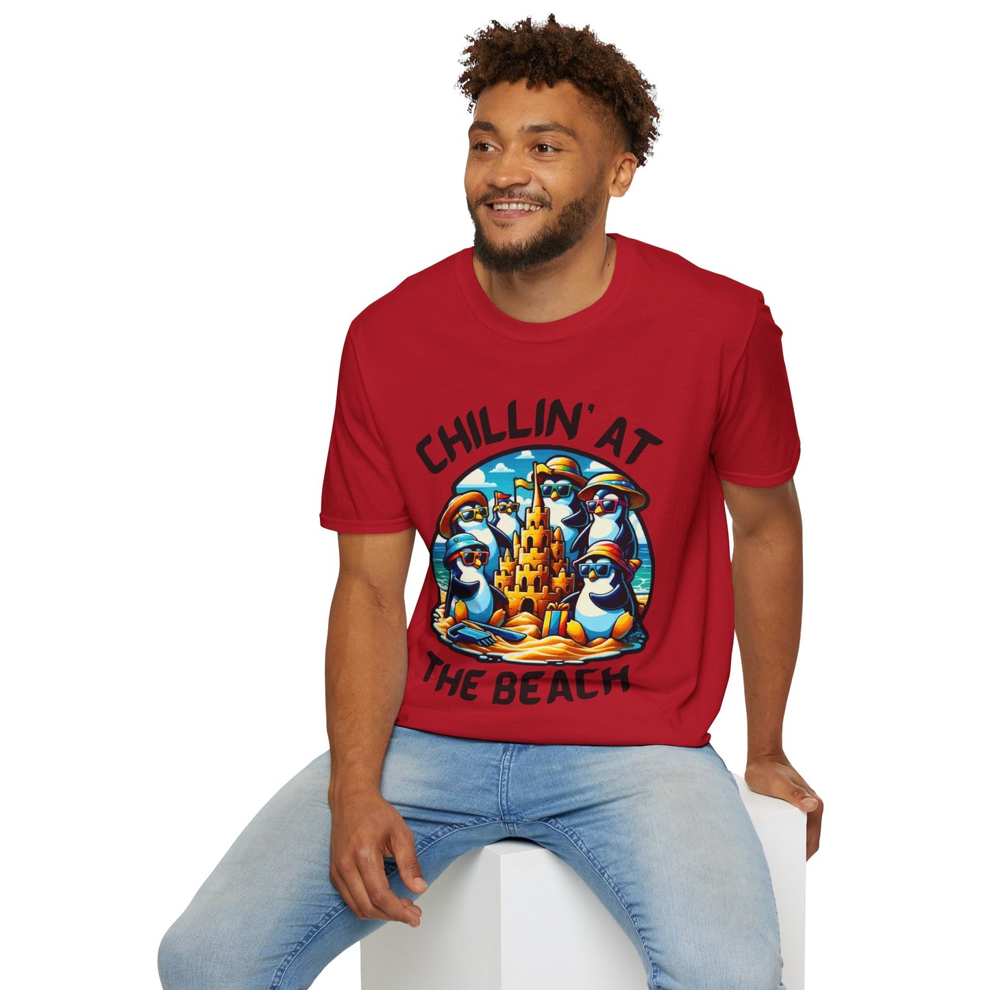 "Chillin' at the Beach" Unisex Softstyle T-Shirt