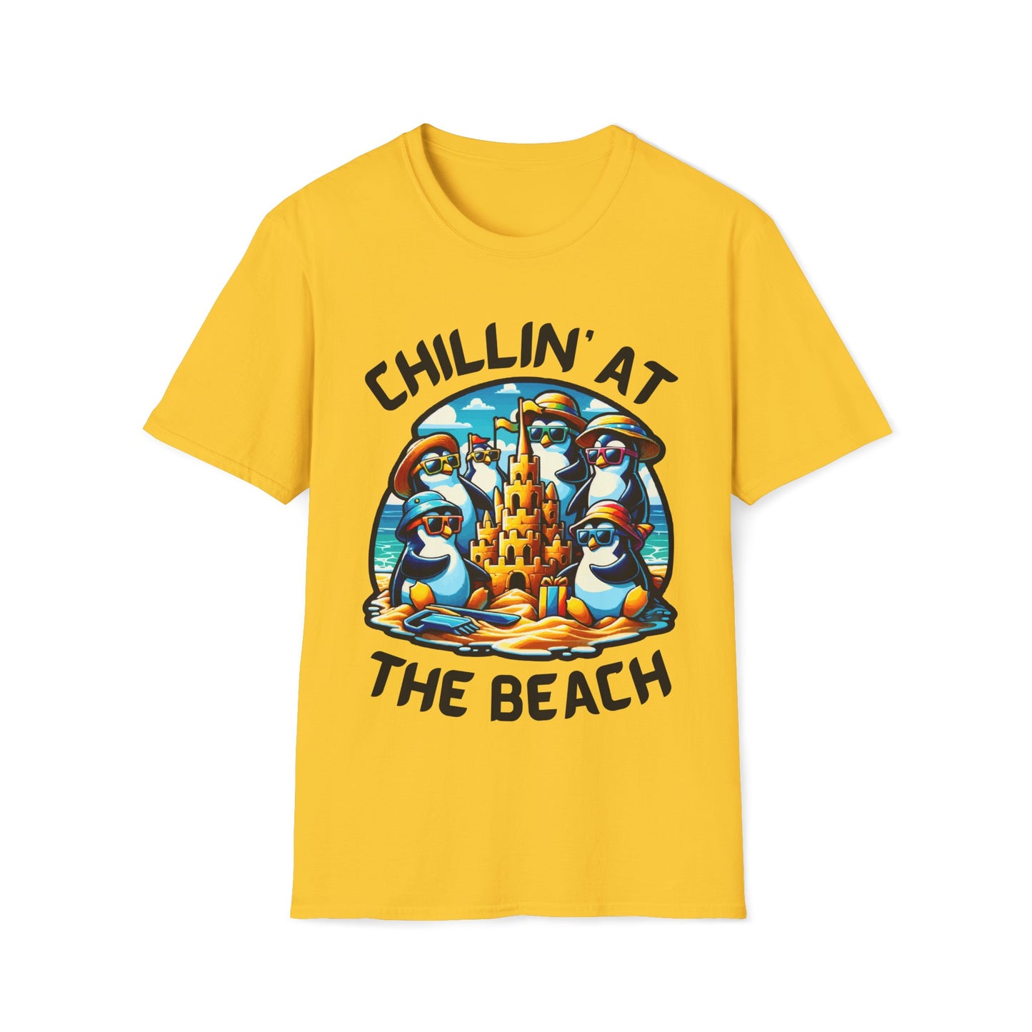 "Chillin' at the Beach" Unisex Softstyle T-Shirt