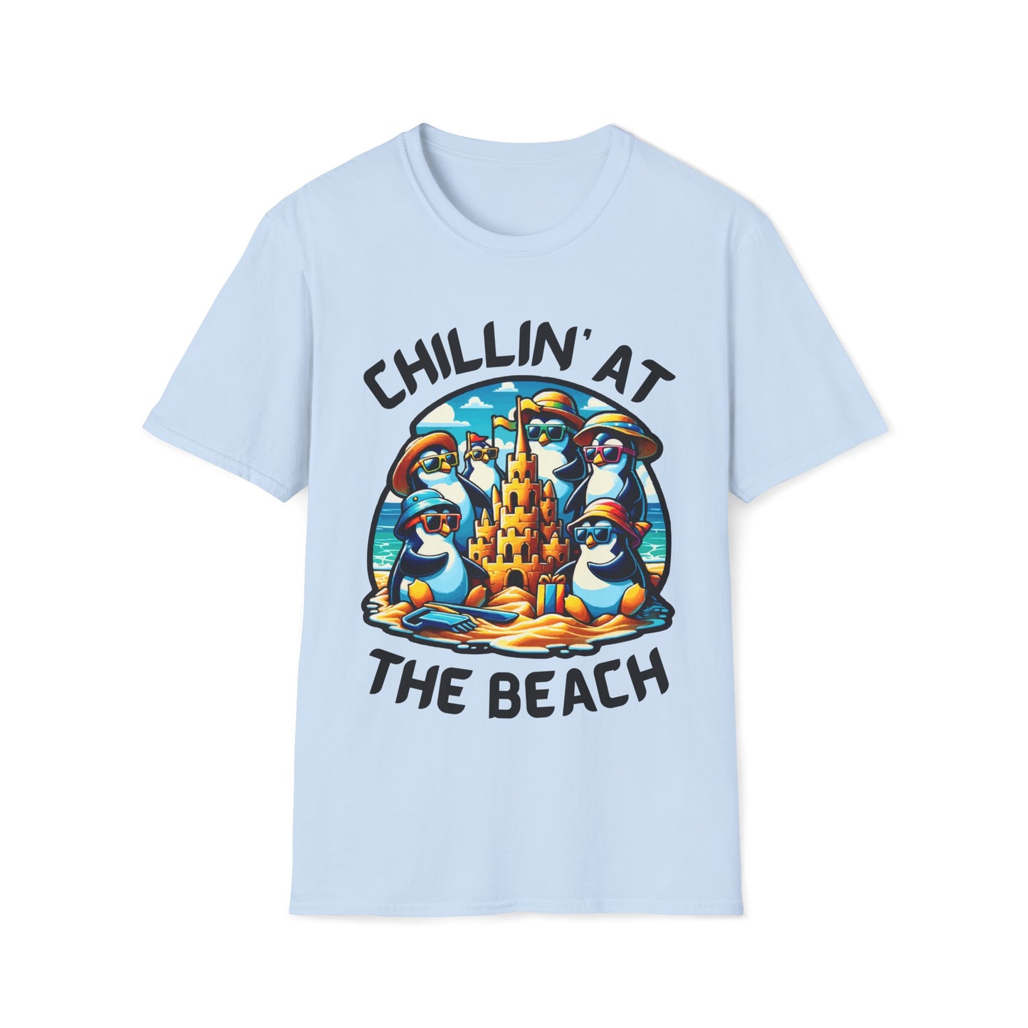 "Chillin' at the Beach" Unisex Softstyle T-Shirt