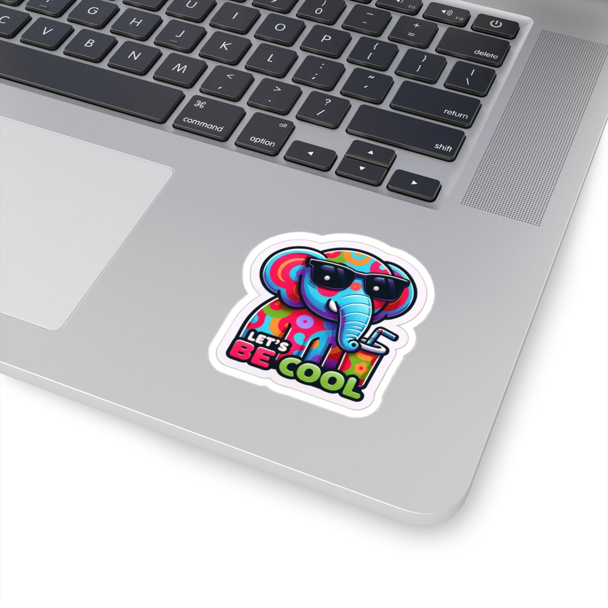 Let's be Cool Elephant - Kiss-Cut Stickers