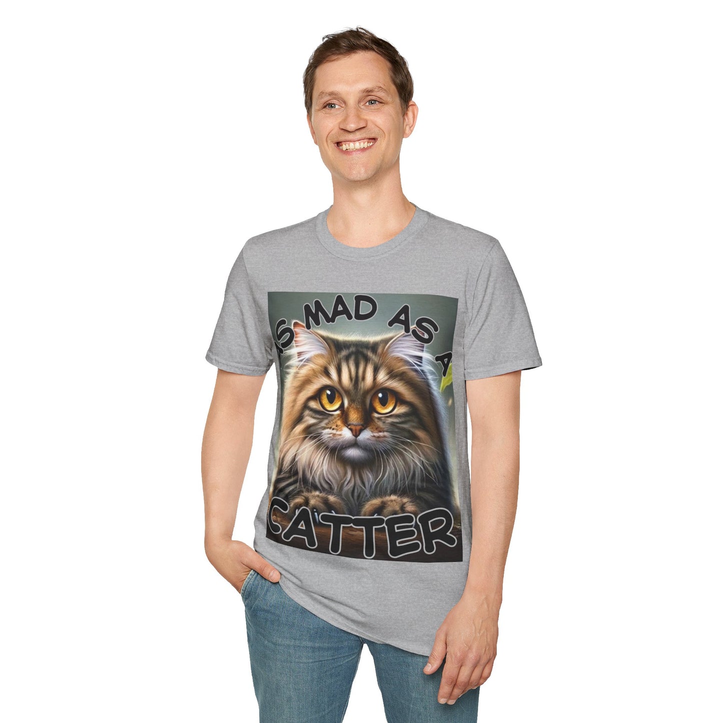 "As Mad as a Catter" Unisex Softstyle T-Shirt