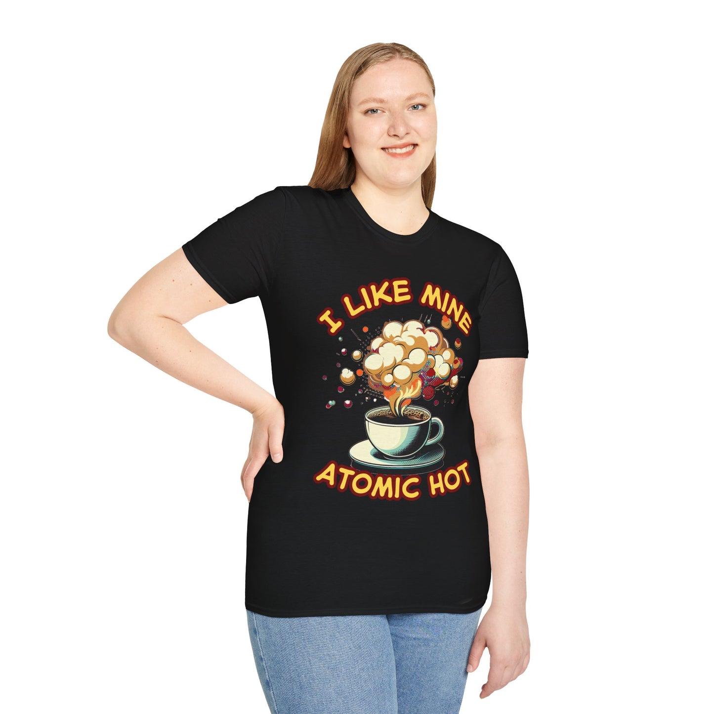 "I Like Mine Atomic Hot" Unisex Softstyle T-Shirt