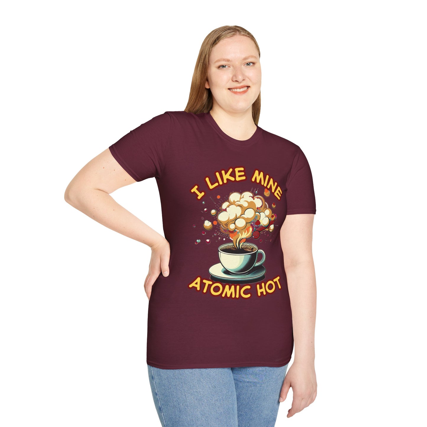 "I Like Mine Atomic Hot" Unisex Softstyle T-Shirt