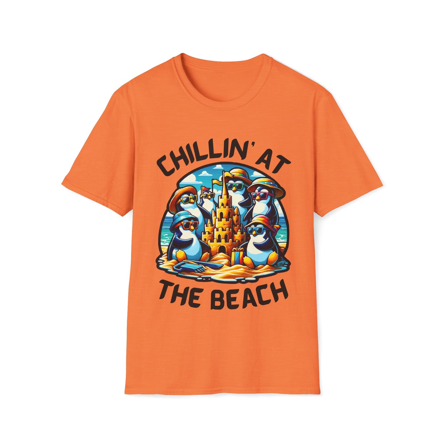 "Chillin' at the Beach" Unisex Softstyle T-Shirt