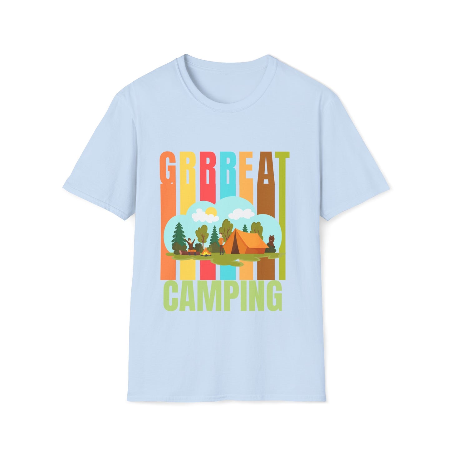 "Grrreat Camping" Unisex Softstyle T-Shirt