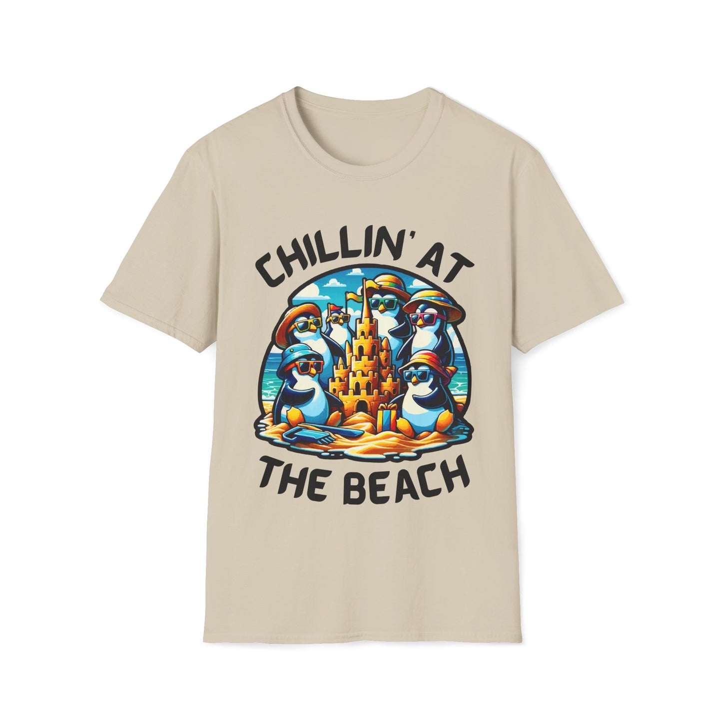 "Chillin' at the Beach" Unisex Softstyle T-Shirt