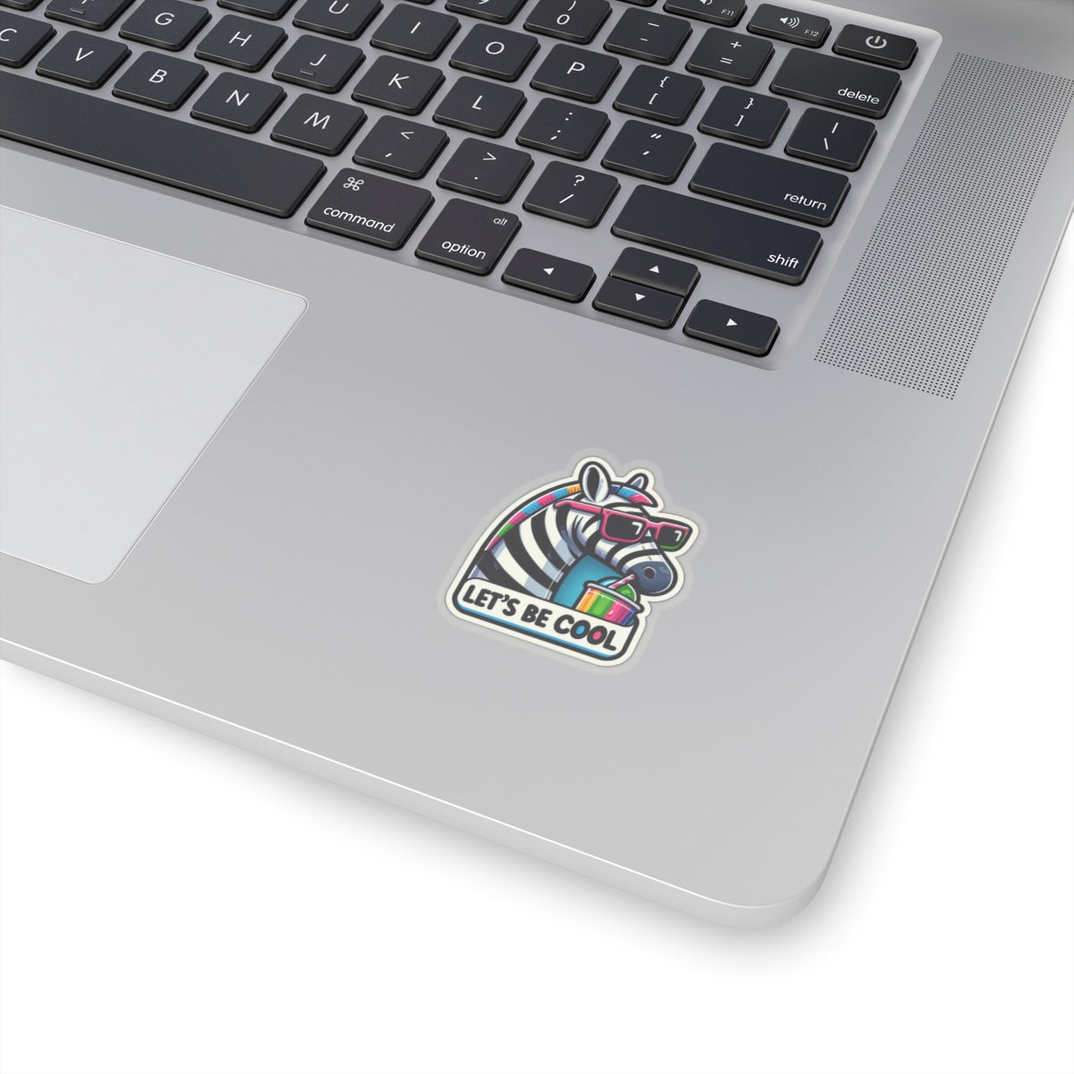 Let's Be Cool Zebra - Kiss-Cut Stickers