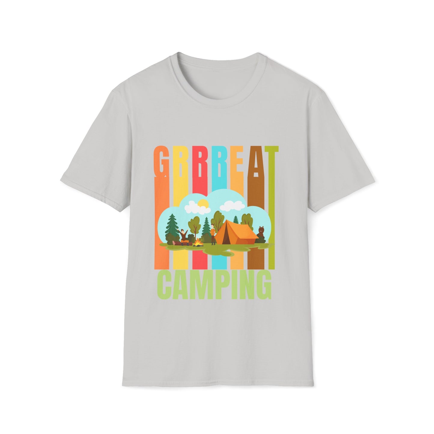 "Grrreat Camping" Unisex Softstyle T-Shirt