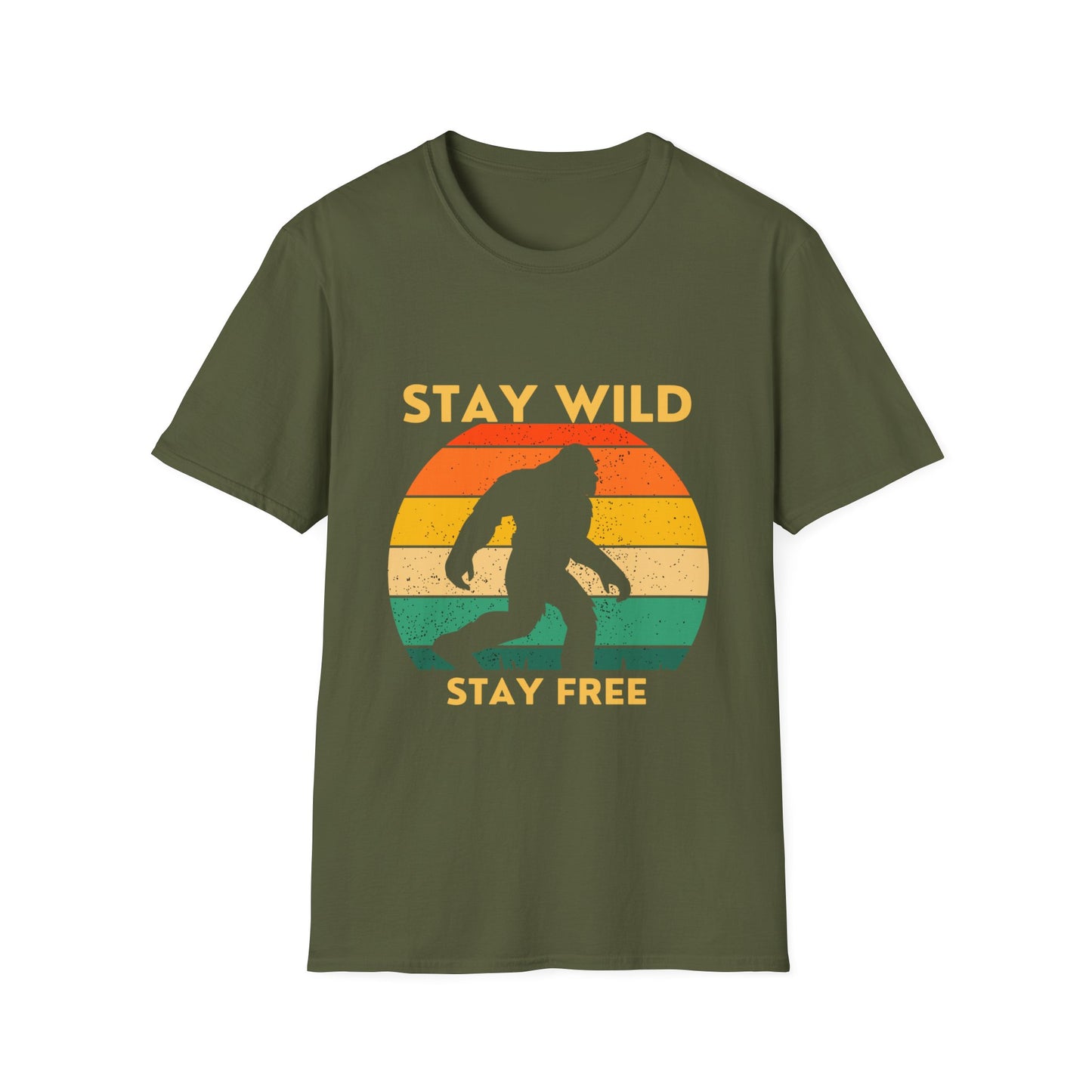 Unisex Softstyle T-Shirt - Stay Wild - Stay Free