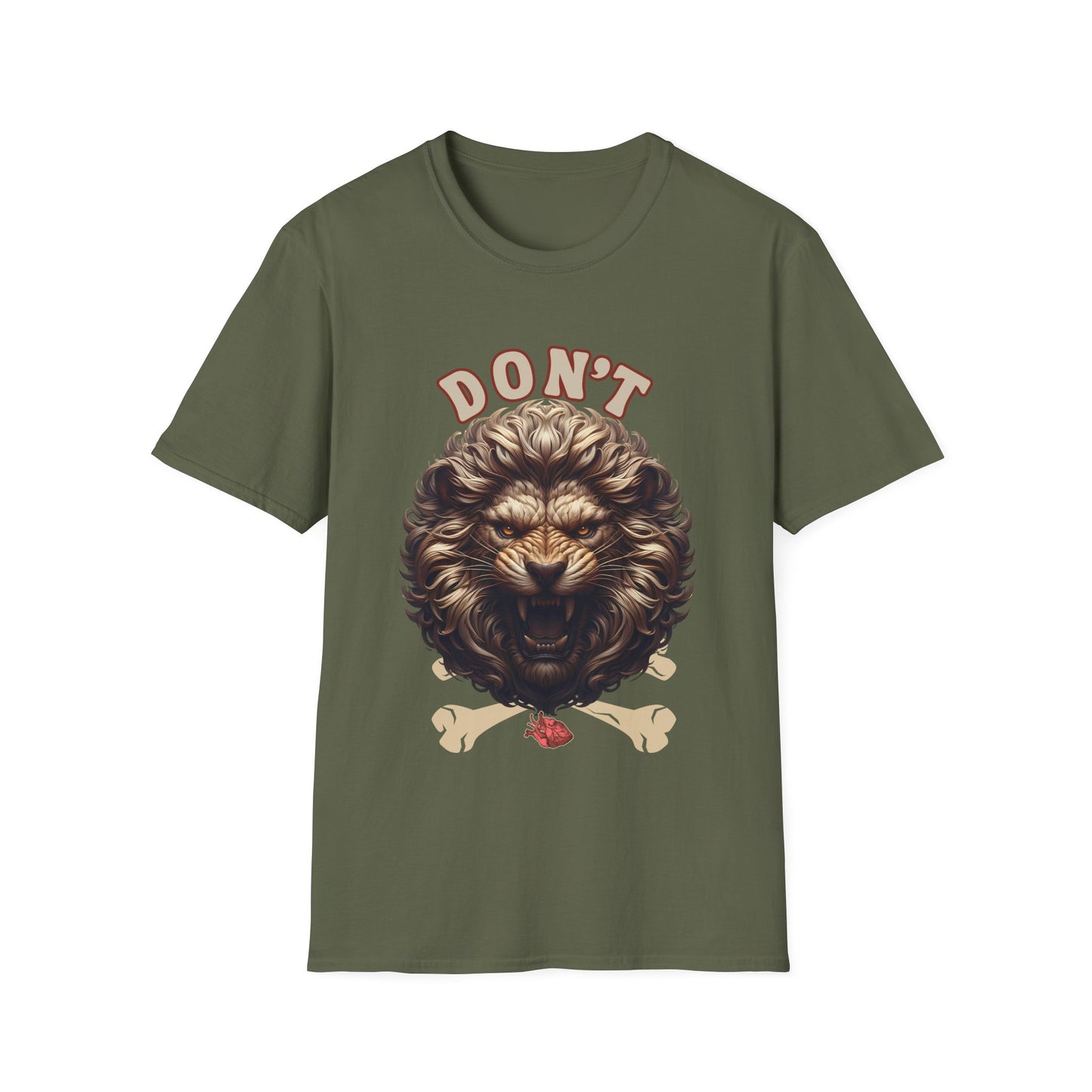 Don't Angry Lion Unisex Softstyle T-Shirt