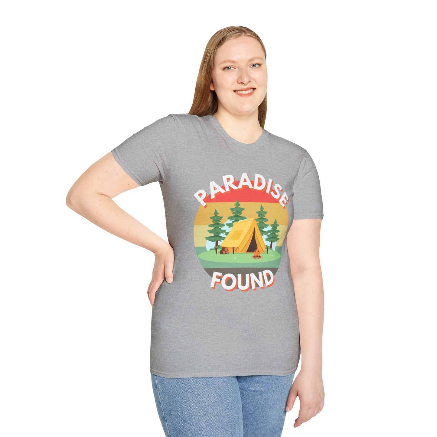 "Paradise Found" Unisex Softstyle T-Shirt