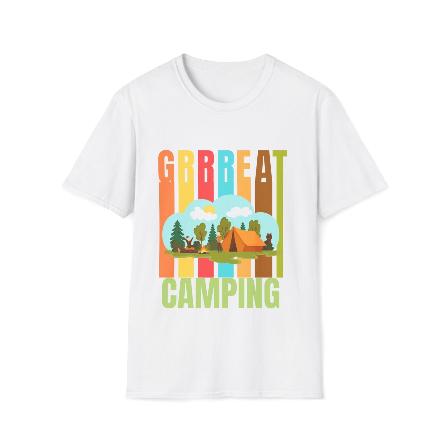 "Grrreat Camping" Unisex Softstyle T-Shirt