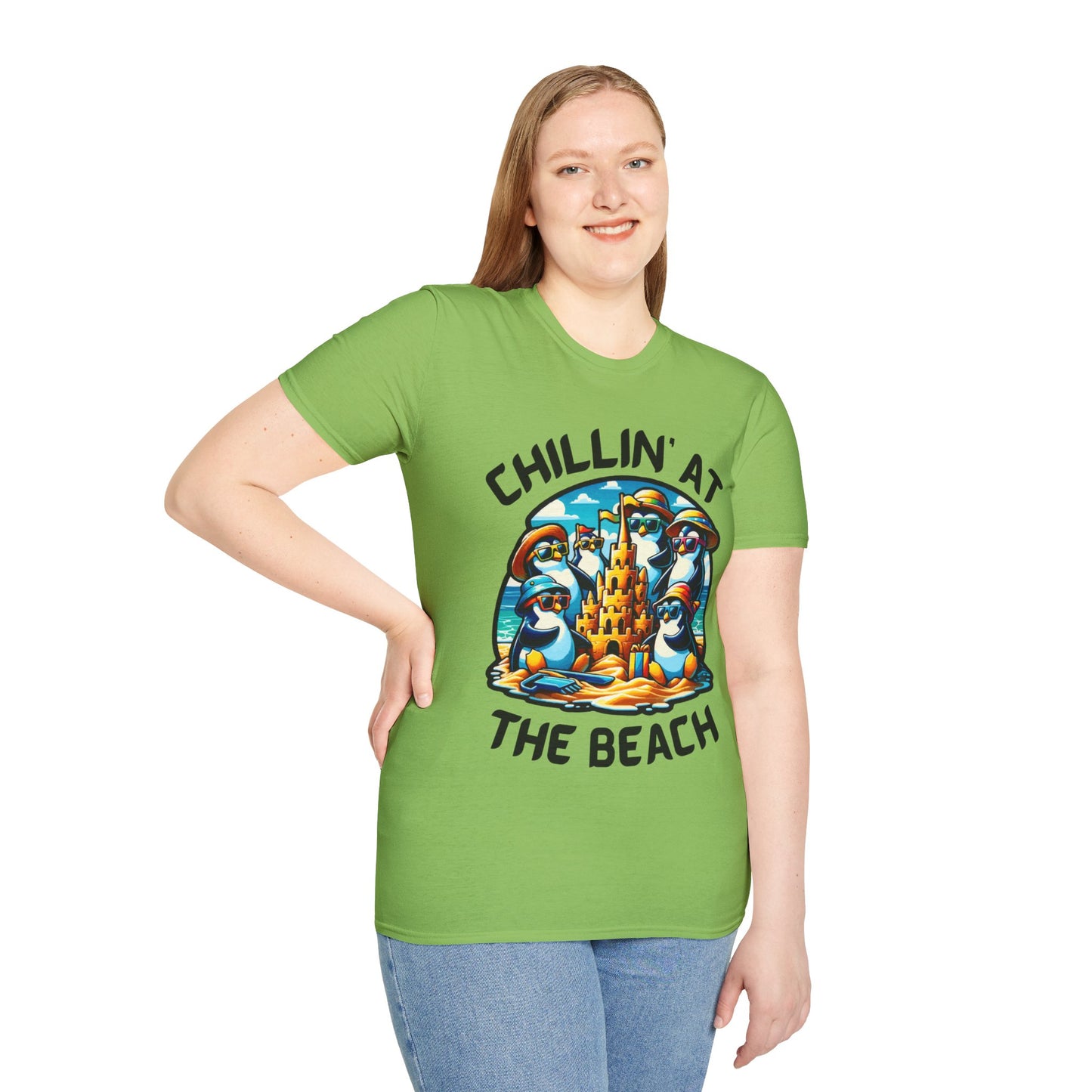 "Chillin' at the Beach" Unisex Softstyle T-Shirt