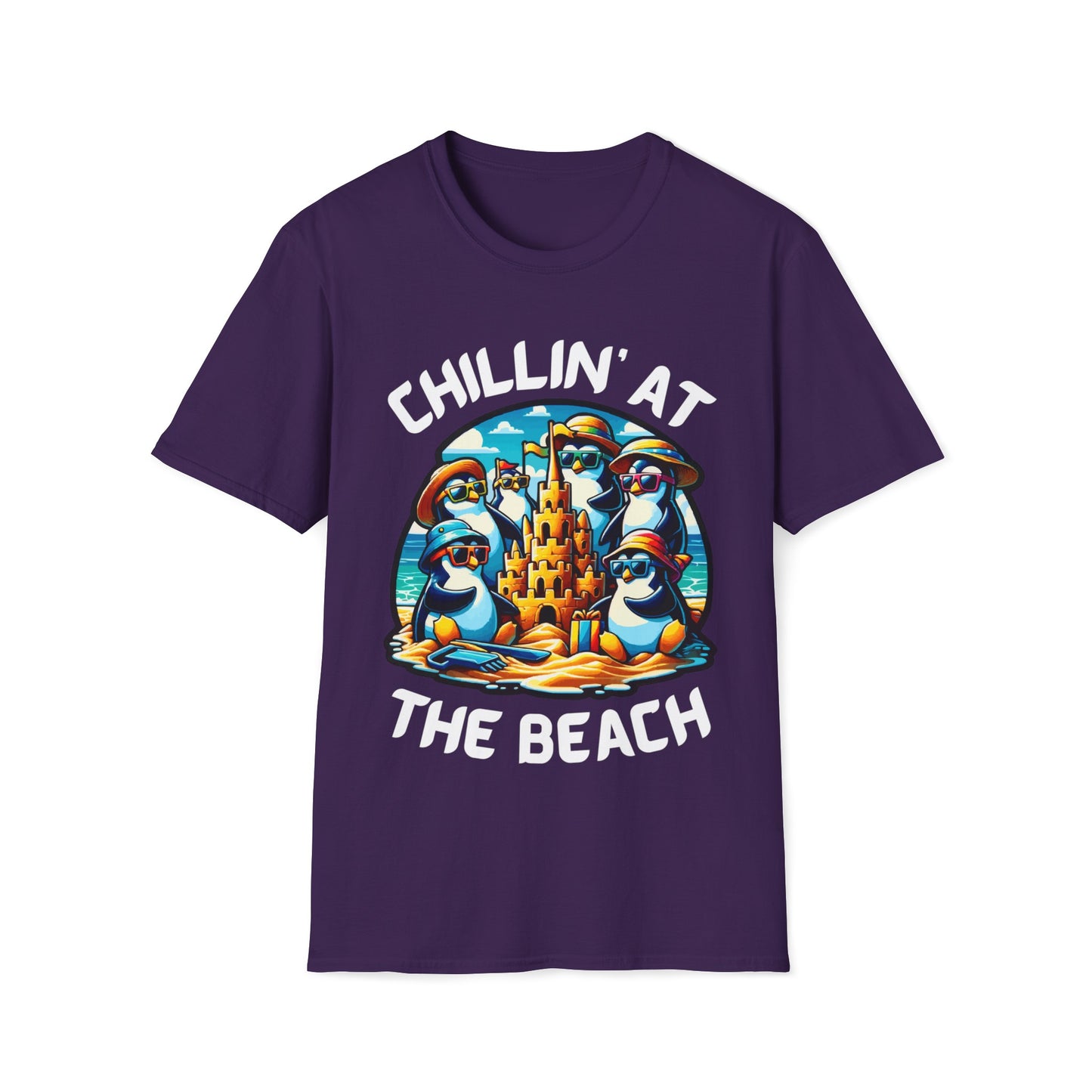 "Chillin' at the Beach" Unisex Softstyle T-Shirt