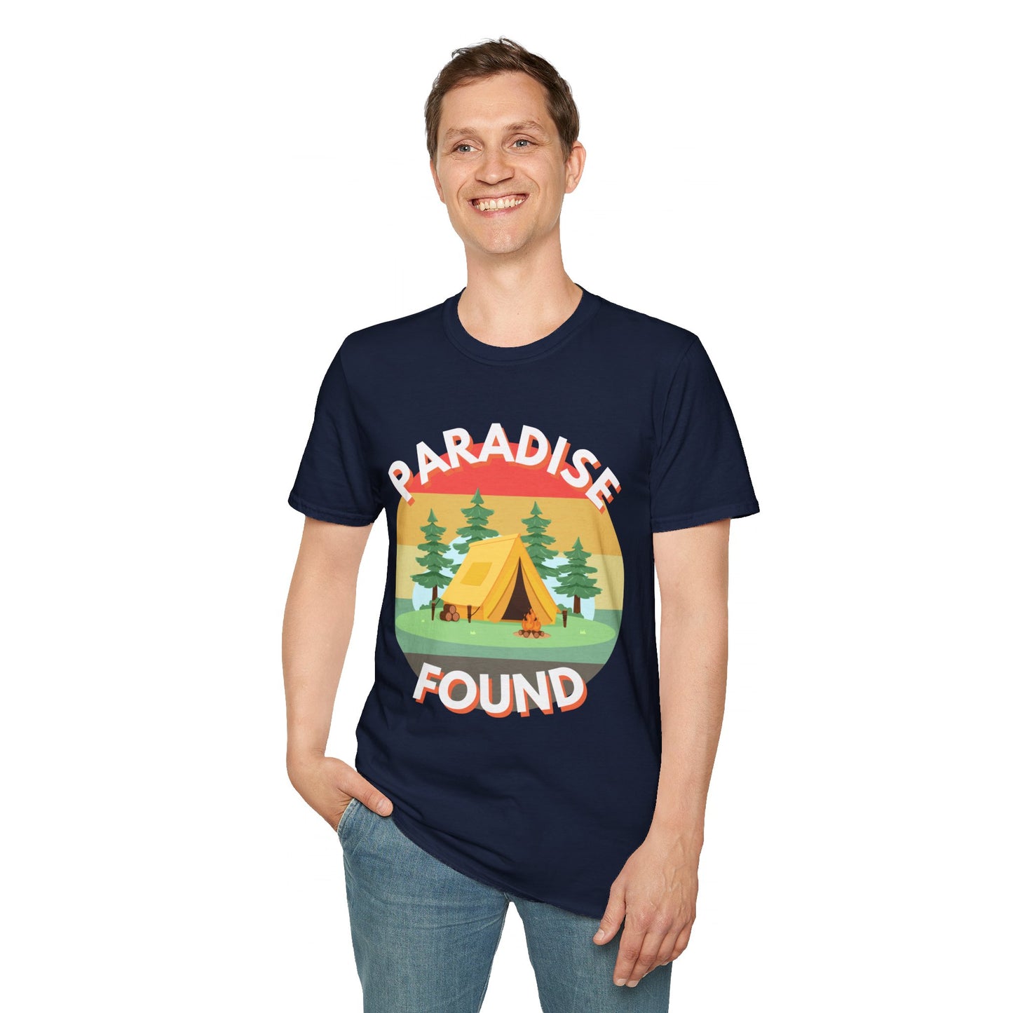 "Paradise Found" Unisex Softstyle T-Shirt