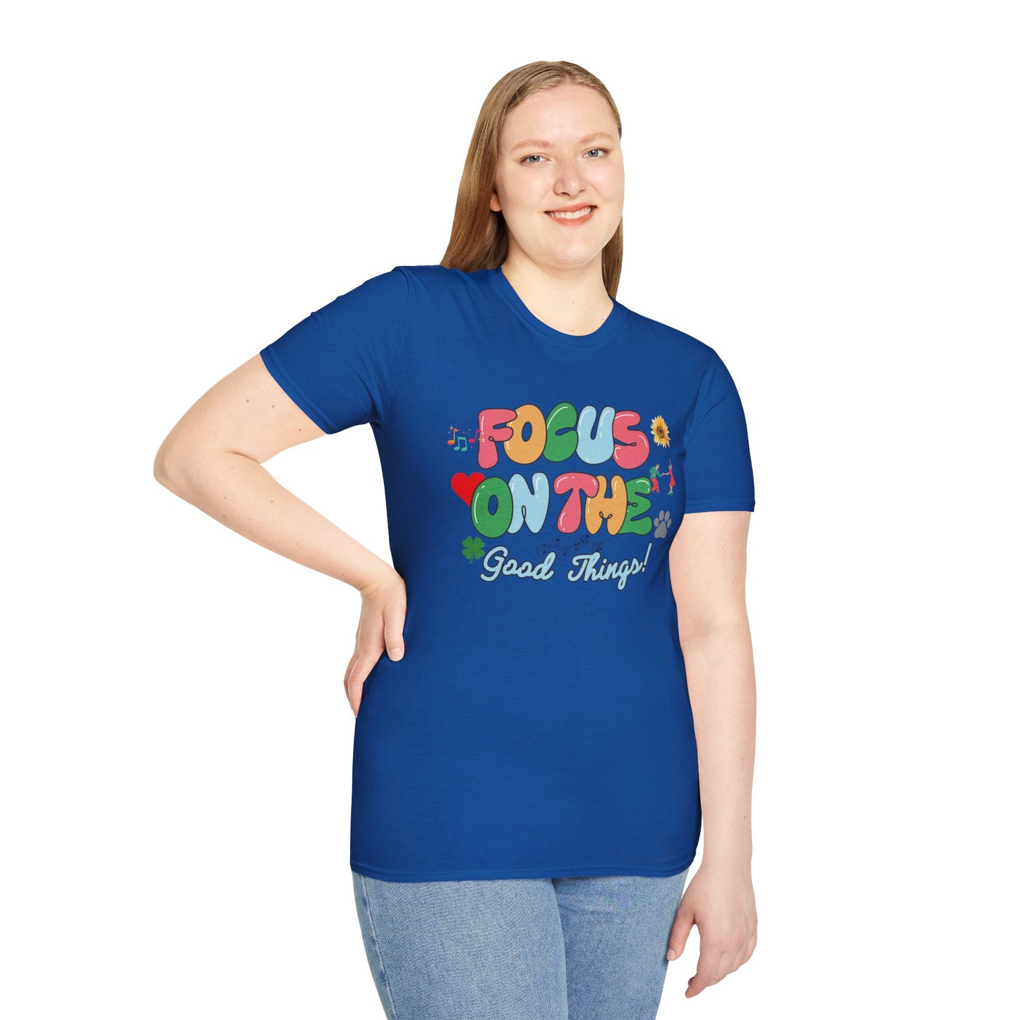 Focus On the Good Things Unisex Softstyle T-Shirt