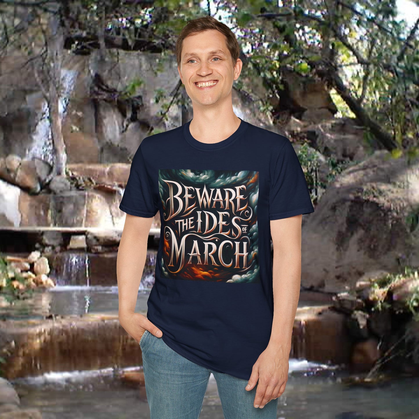 "Beware The Ides of March" Unisex Softstyle T-Shirt