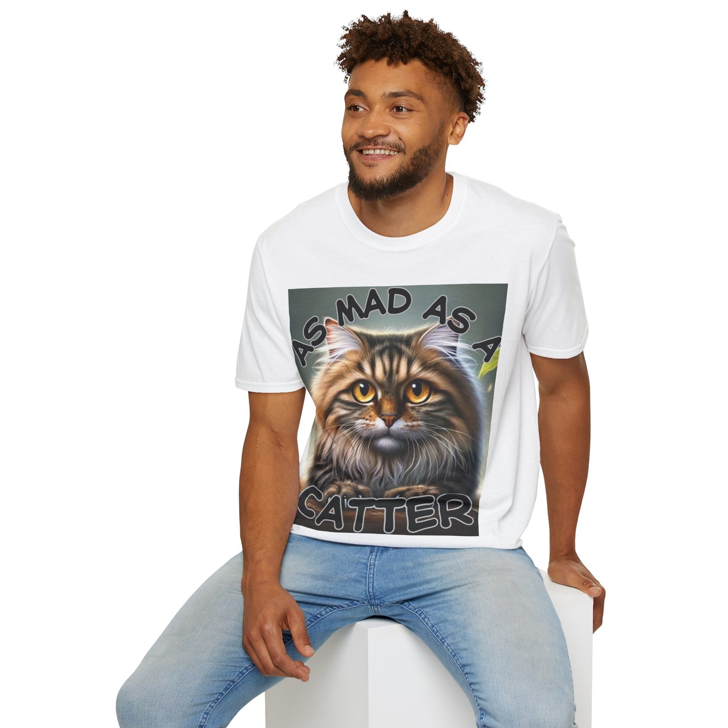 "As Mad as a Catter" Unisex Softstyle T-Shirt