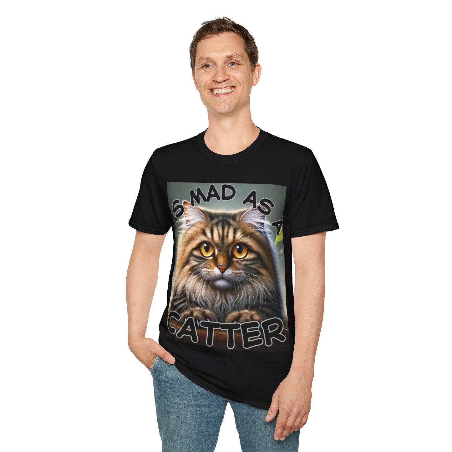 "As Mad as a Catter" Unisex Softstyle T-Shirt