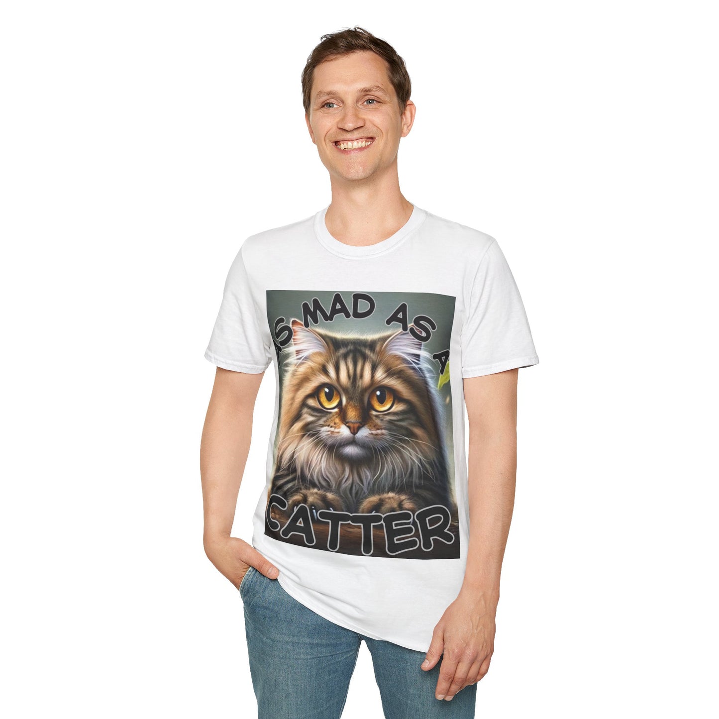 "As Mad as a Catter" Unisex Softstyle T-Shirt