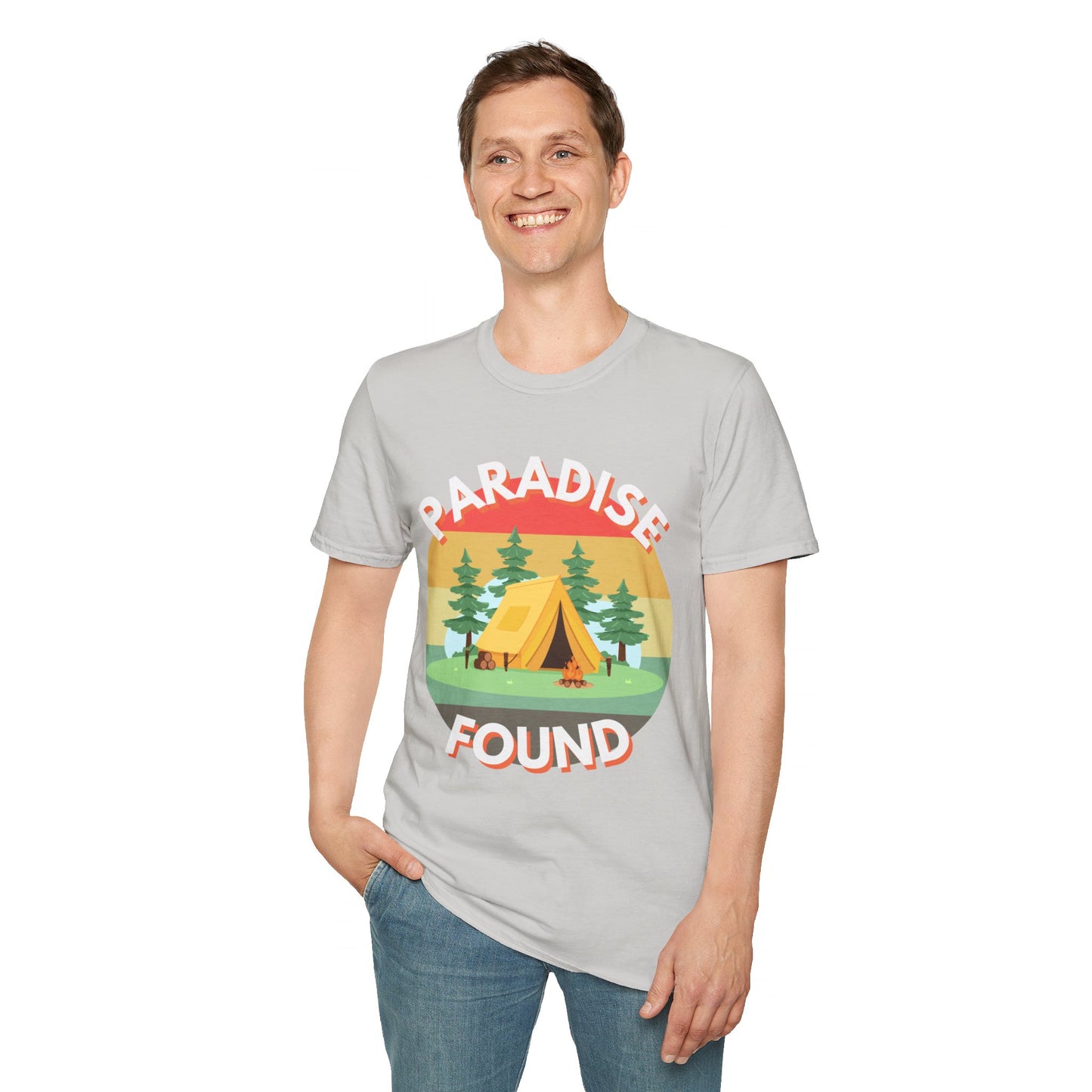 "Paradise Found" Unisex Softstyle T-Shirt