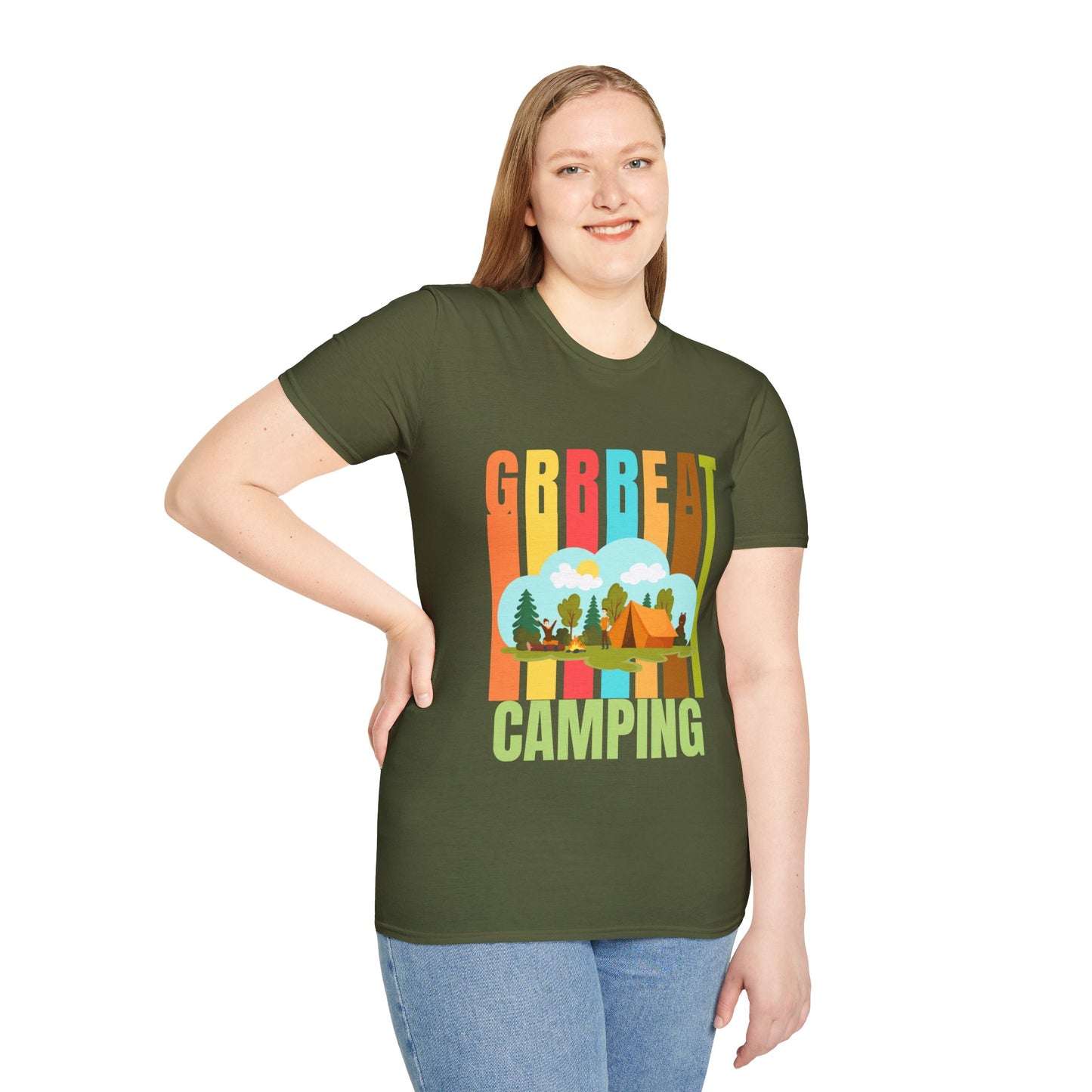 "Grrreat Camping" Unisex Softstyle T-Shirt