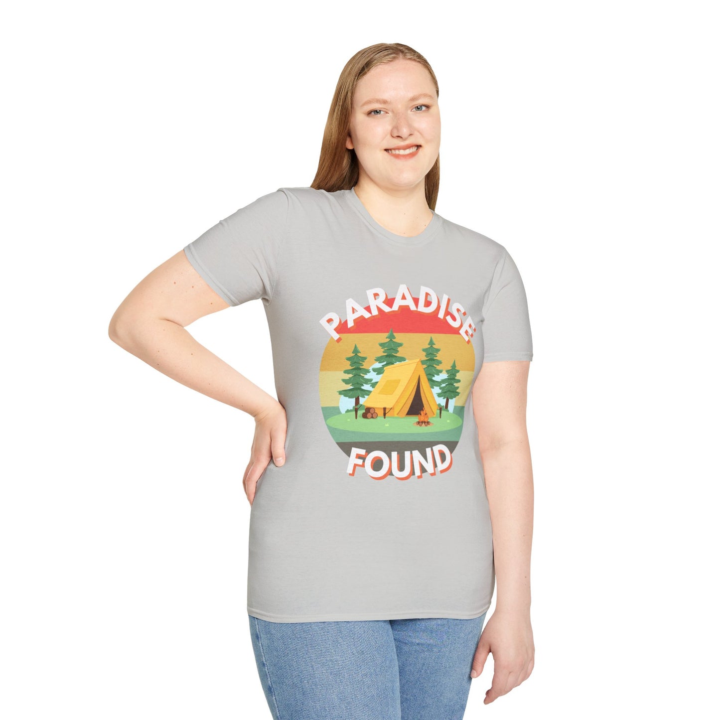 "Paradise Found" Unisex Softstyle T-Shirt