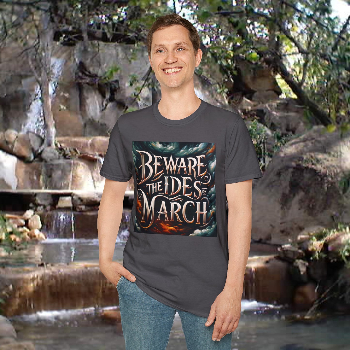 "Beware The Ides of March" Unisex Softstyle T-Shirt