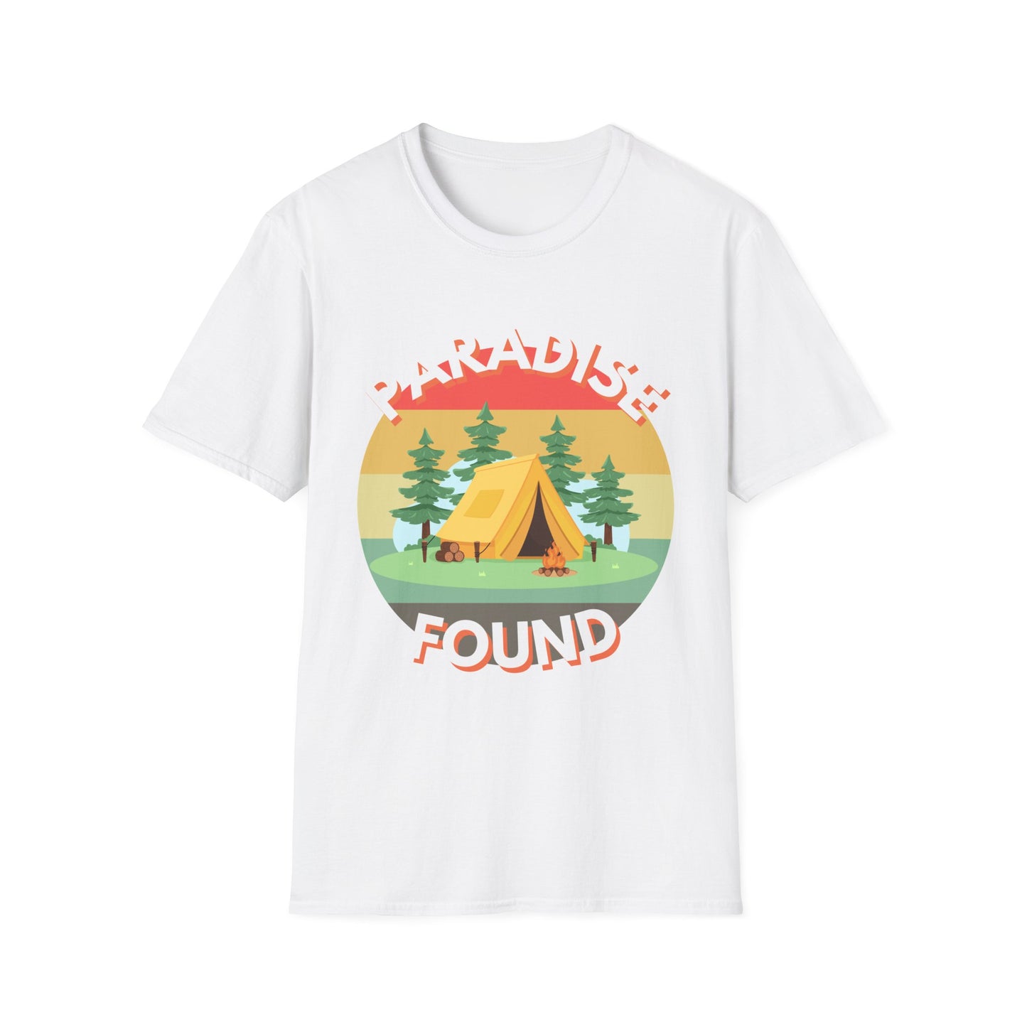 "Paradise Found" Unisex Softstyle T-Shirt