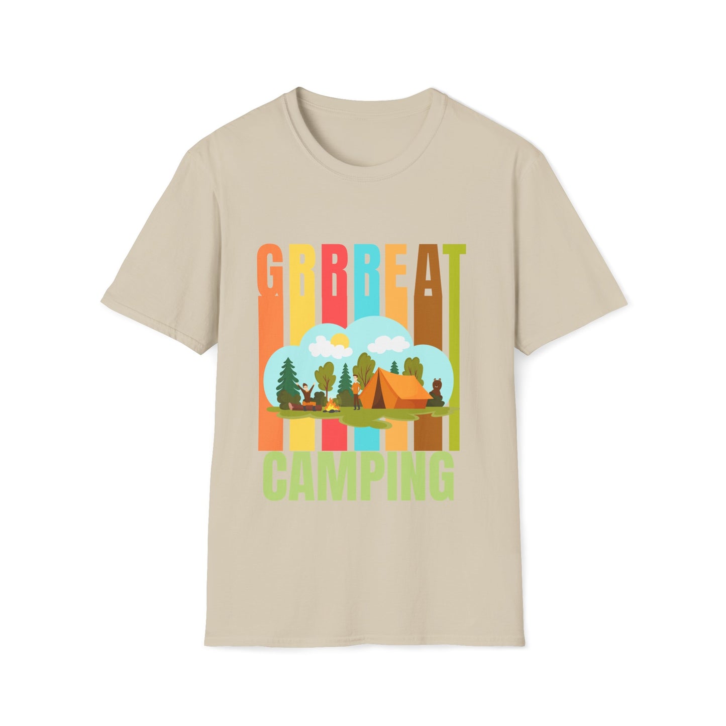 "Grrreat Camping" Unisex Softstyle T-Shirt