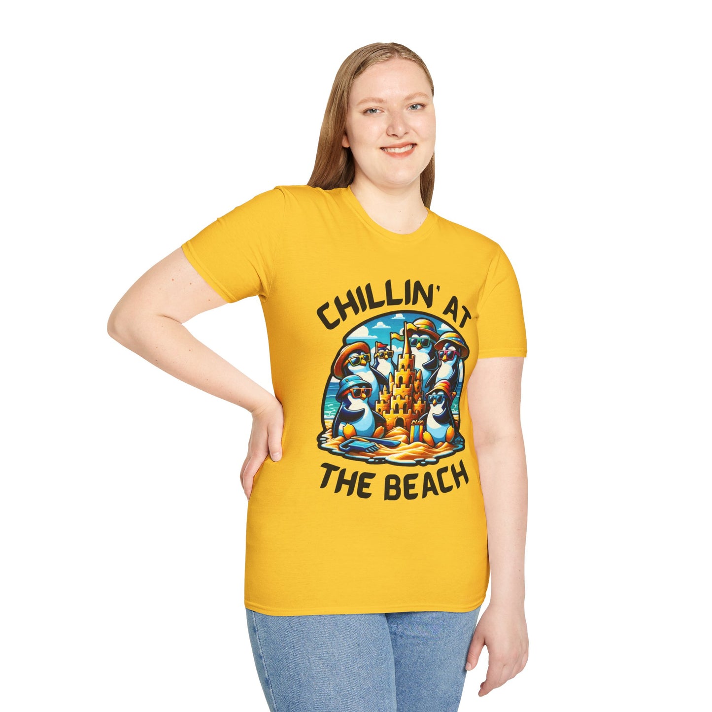 "Chillin' at the Beach" Unisex Softstyle T-Shirt