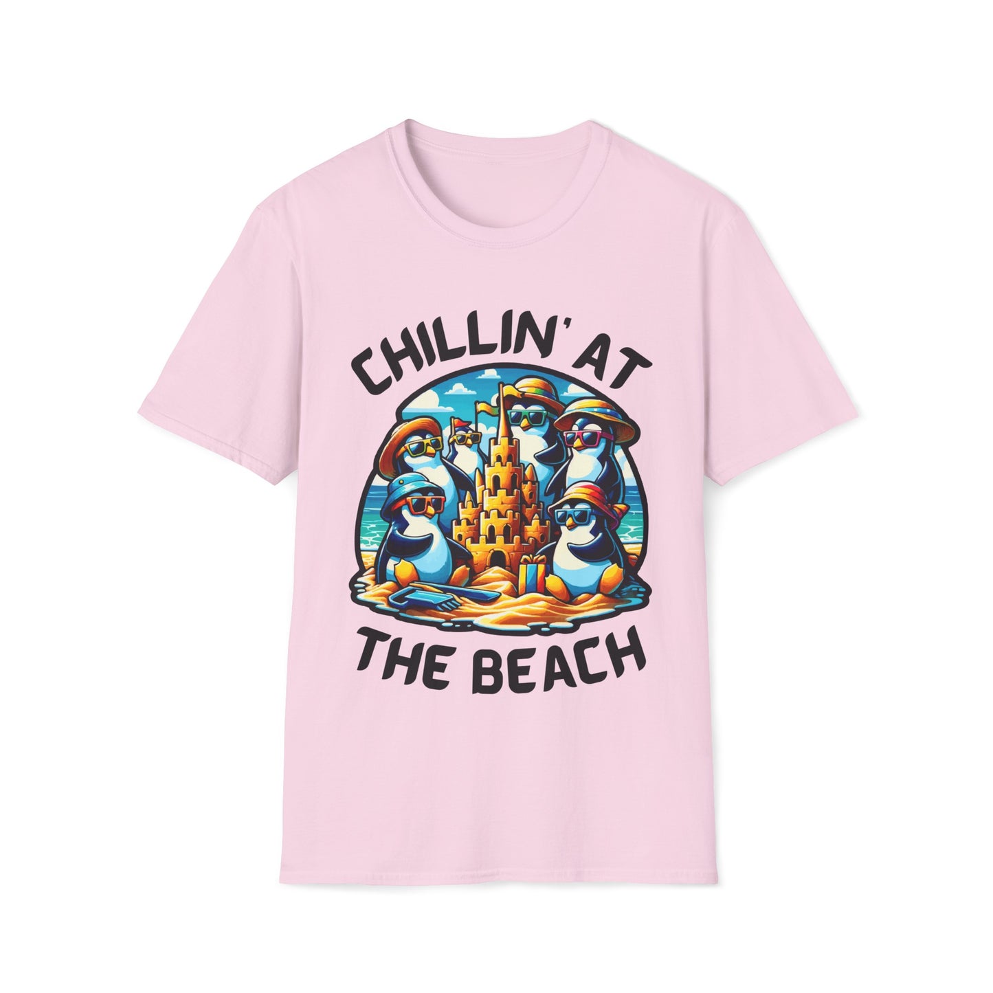 "Chillin' at the Beach" Unisex Softstyle T-Shirt