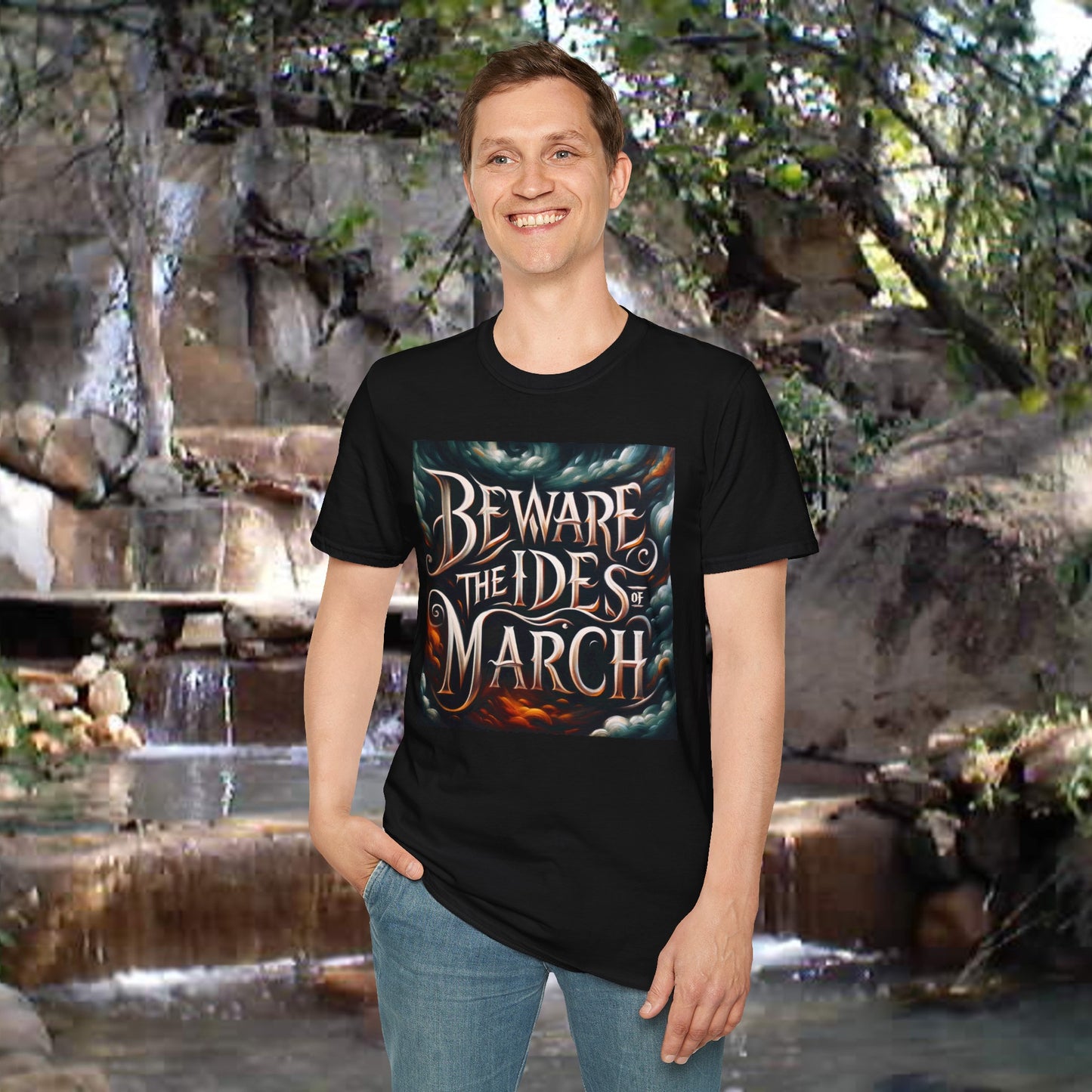 "Beware The Ides of March" Unisex Softstyle T-Shirt