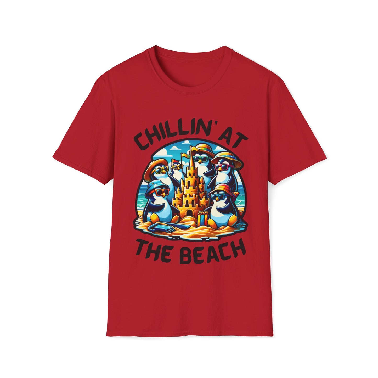 "Chillin' at the Beach" Unisex Softstyle T-Shirt