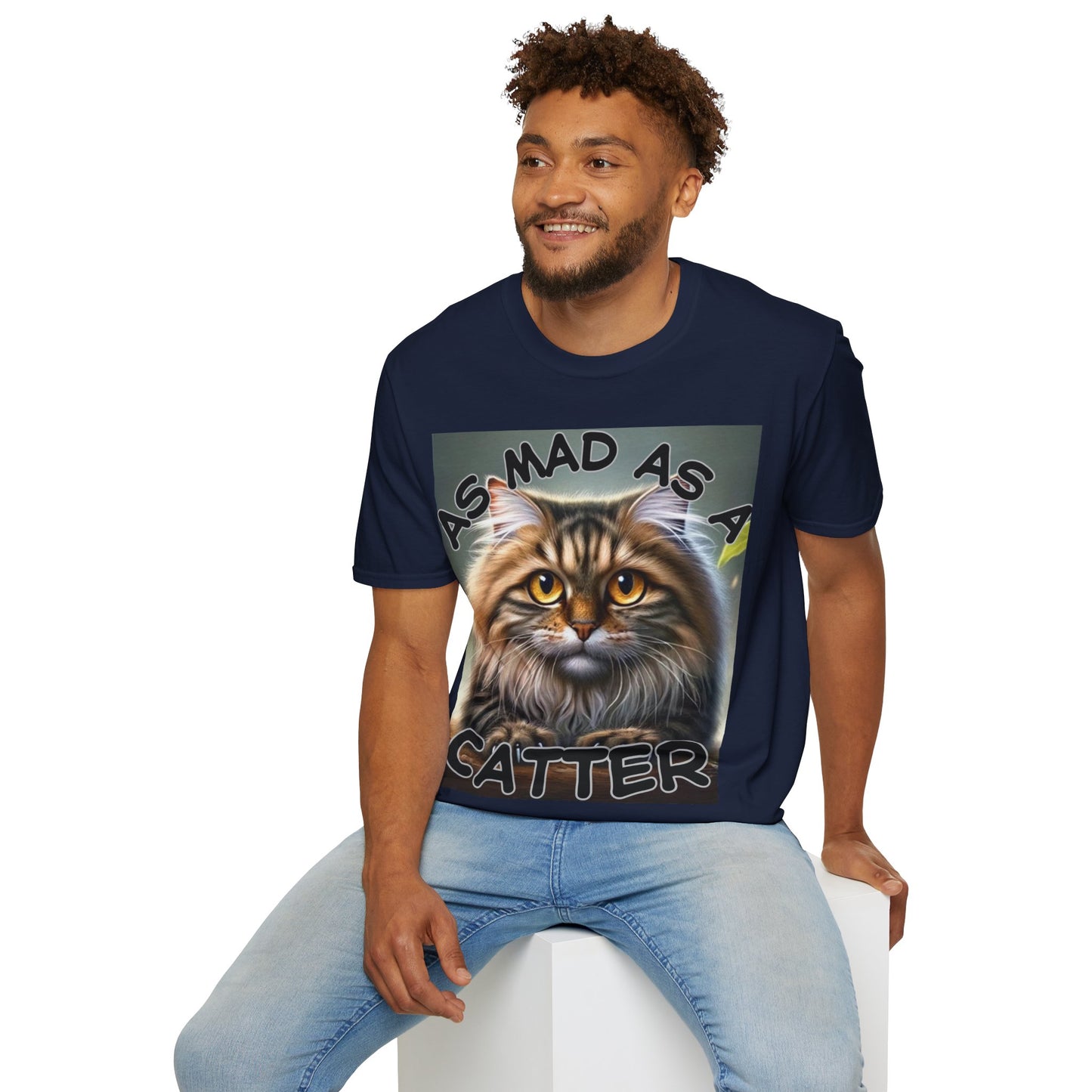 "As Mad as a Catter" Unisex Softstyle T-Shirt