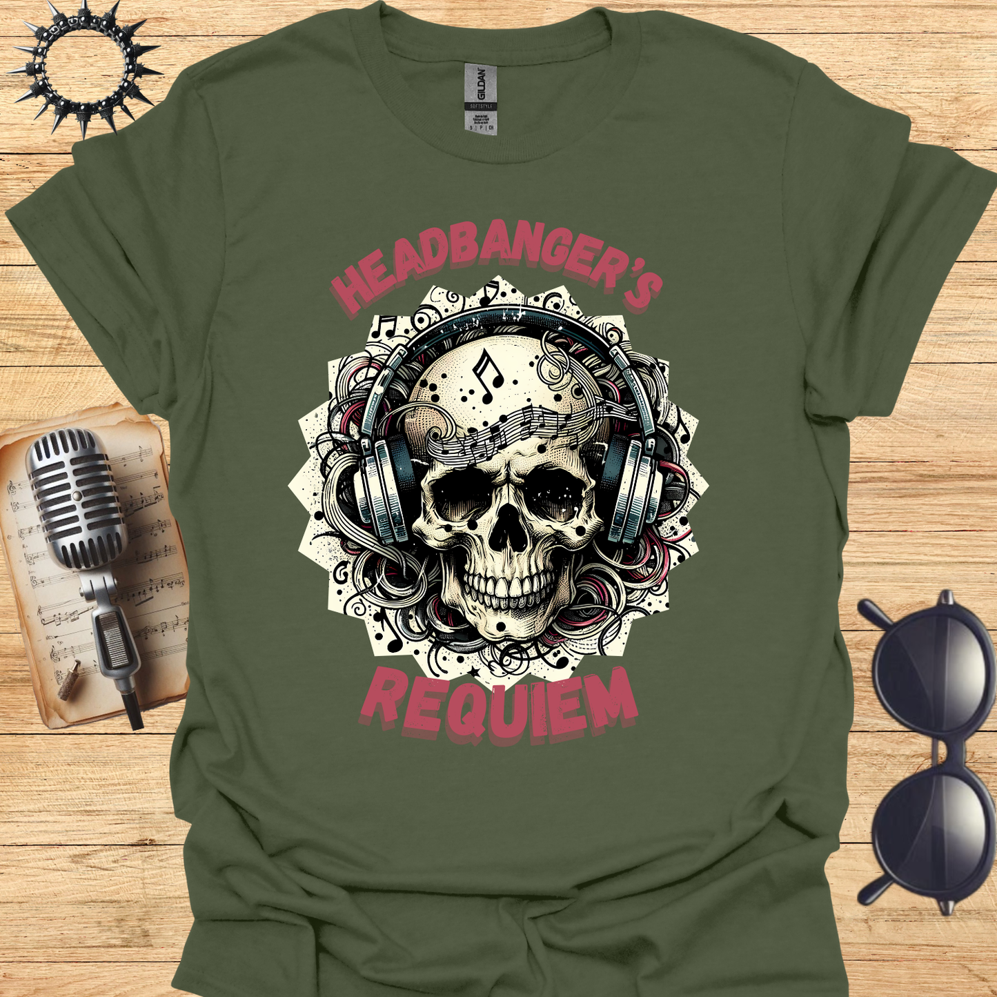 Headbanger's Requiem Unisex Softstyle T-Shirt