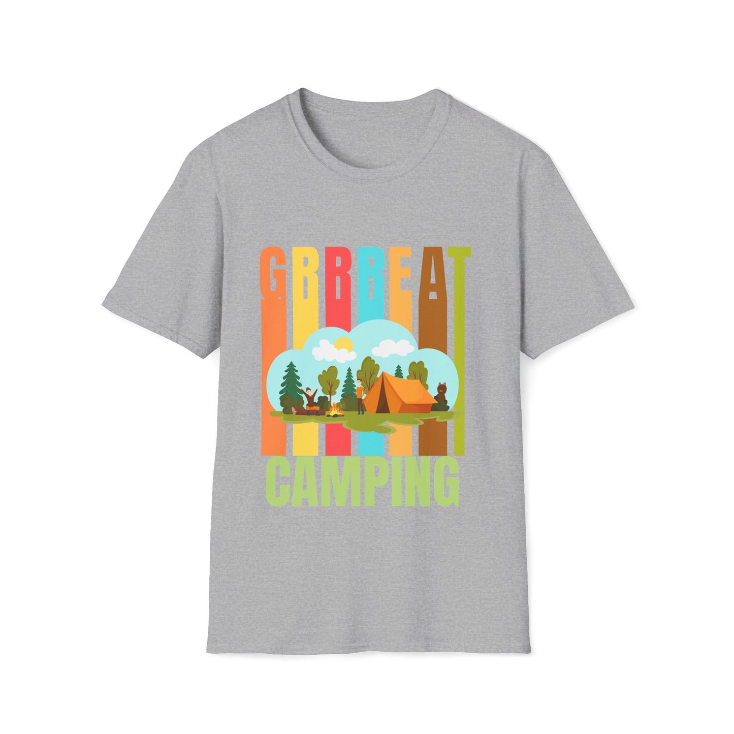 "Grrreat Camping" Unisex Softstyle T-Shirt