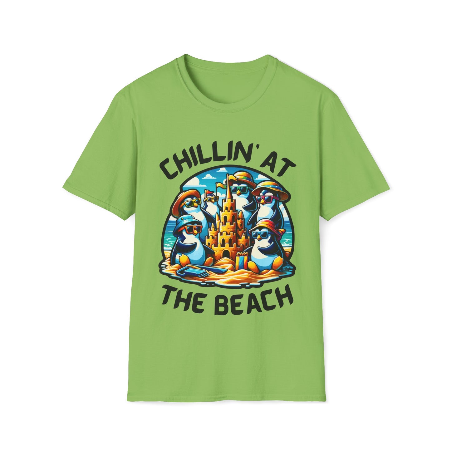 "Chillin' at the Beach" Unisex Softstyle T-Shirt