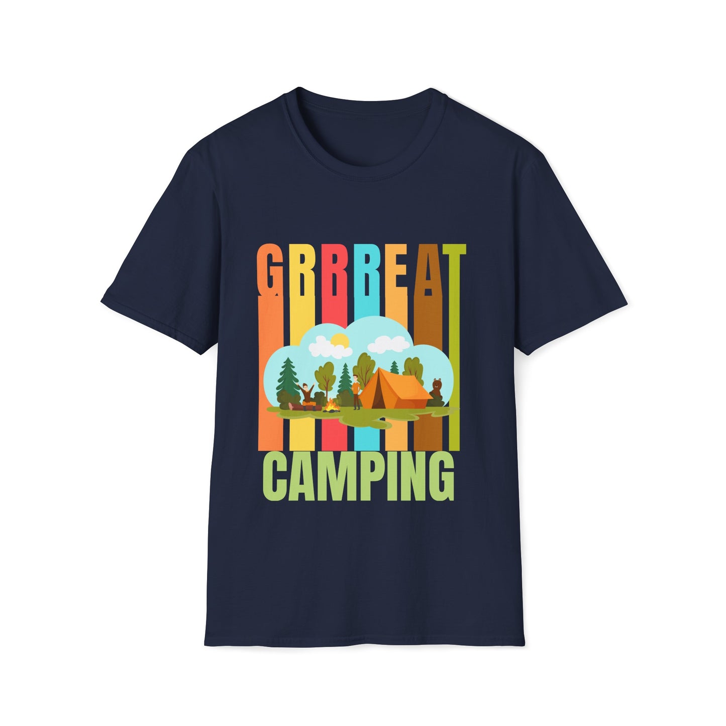 "Grrreat Camping" Unisex Softstyle T-Shirt