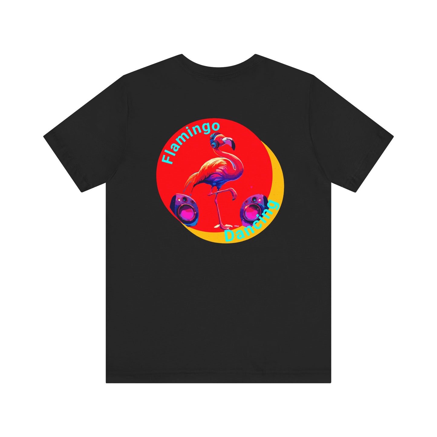 Unisex Jersey Short Sleeve Tee - Slogan "Flamingo Dancing"