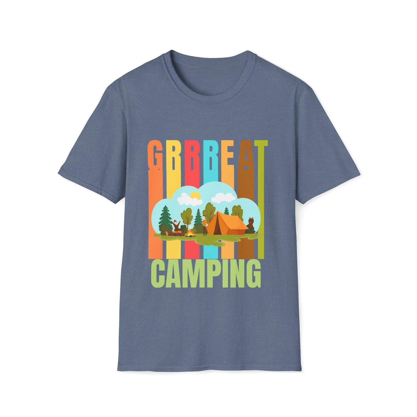 "Grrreat Camping" Unisex Softstyle T-Shirt