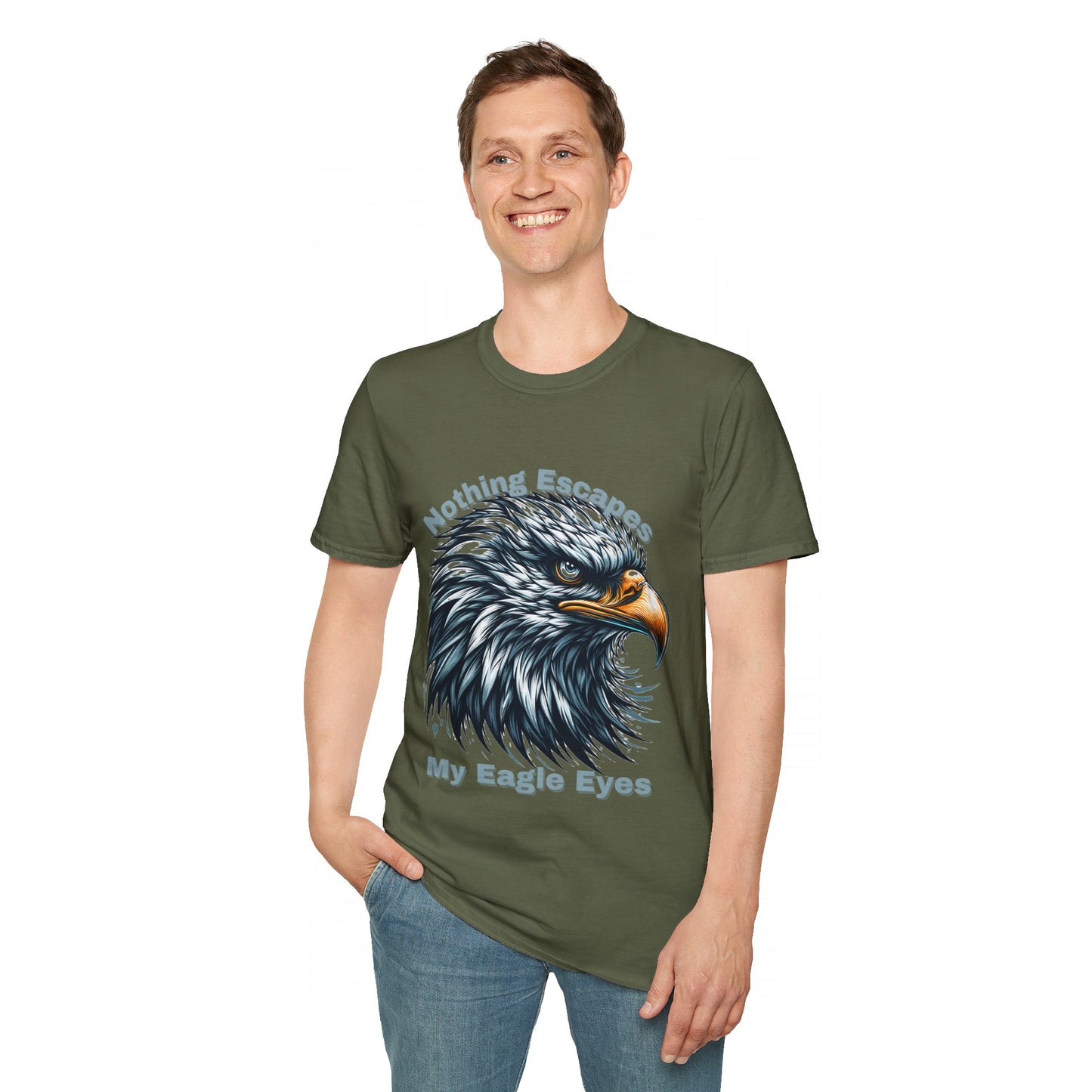 Nothing Escapes My Eagle Eyes Unisex Softstyle T-Shirt