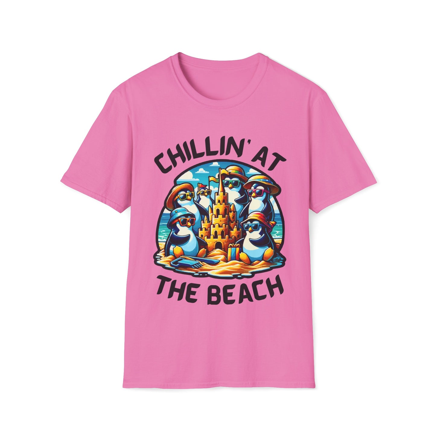 "Chillin' at the Beach" Unisex Softstyle T-Shirt