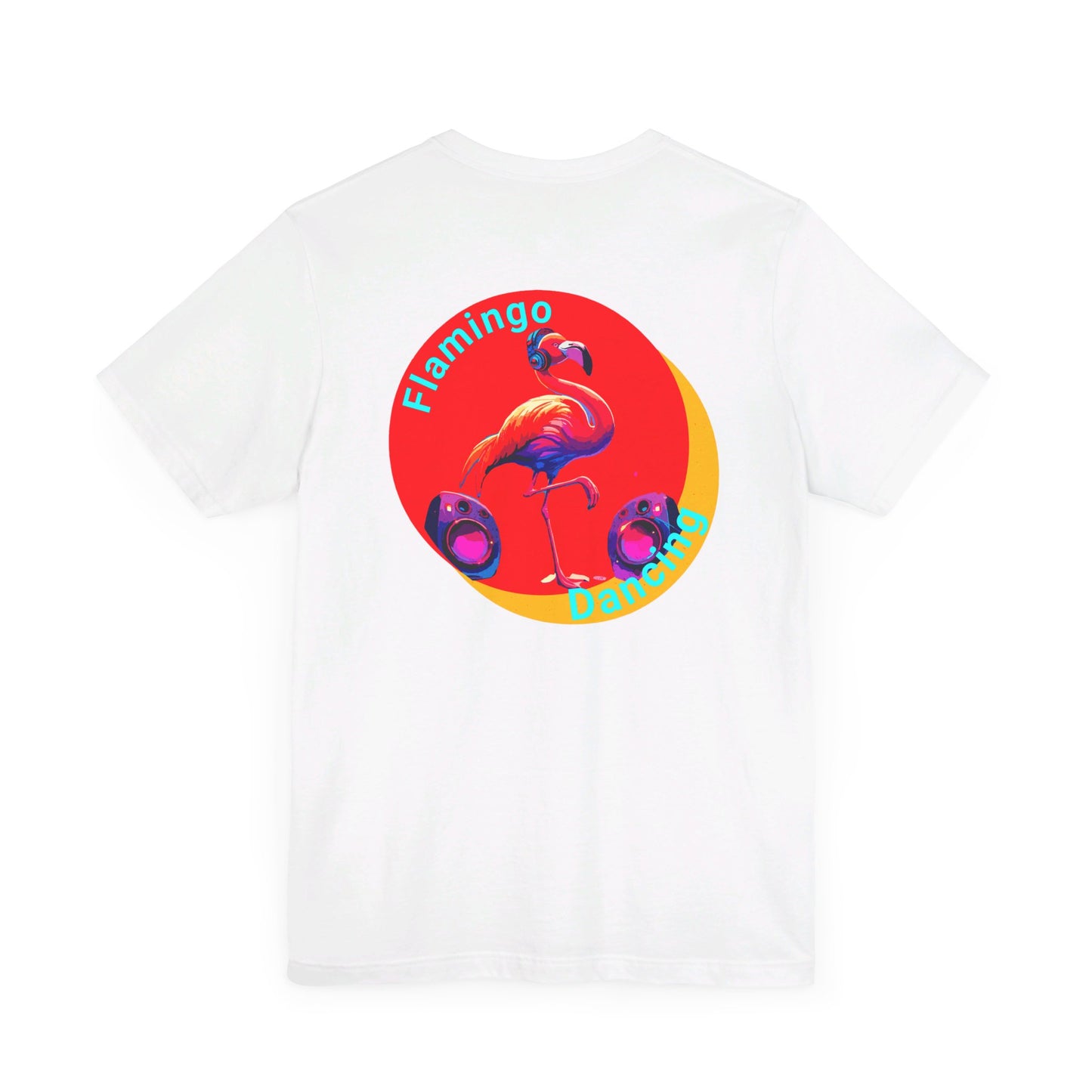 Unisex Jersey Short Sleeve Tee - Slogan "Flamingo Dancing"