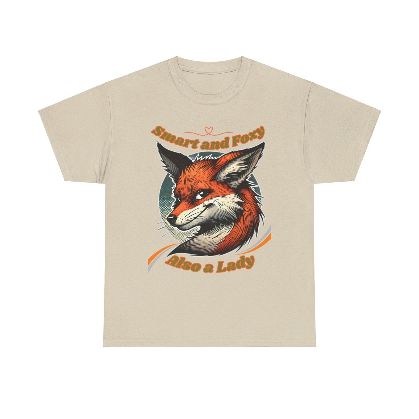 Smart and Foxy Also a Lady Unisex Heavy Cotton Tee