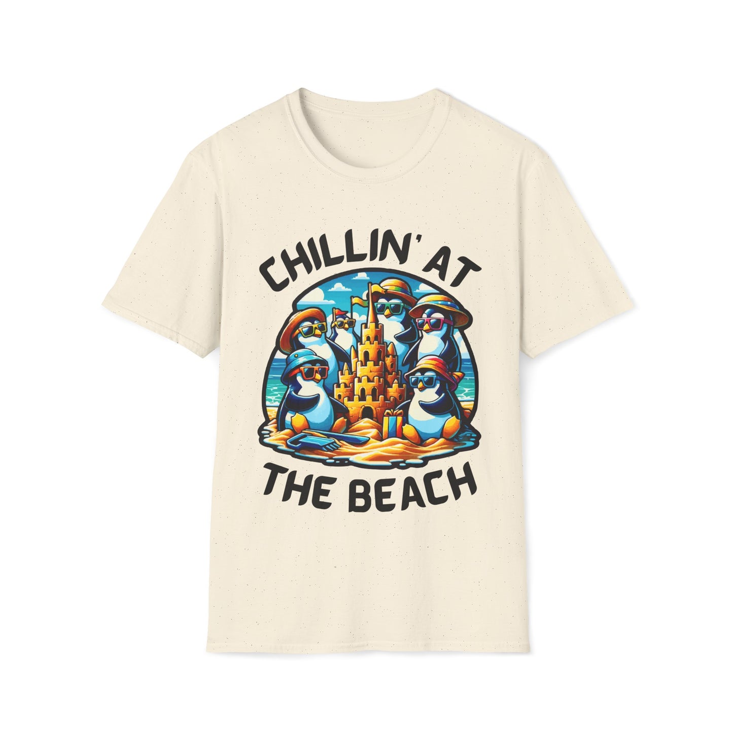 "Chillin' at the Beach" Unisex Softstyle T-Shirt